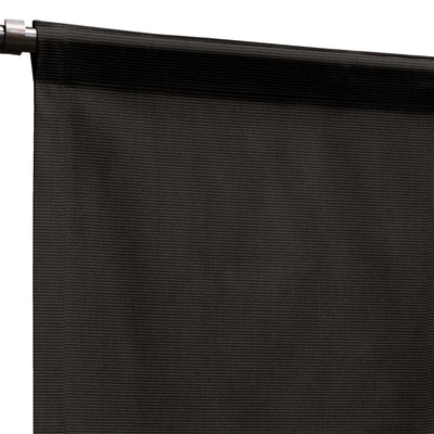 Sunbrella Canvas Coal Curtain - alternate view