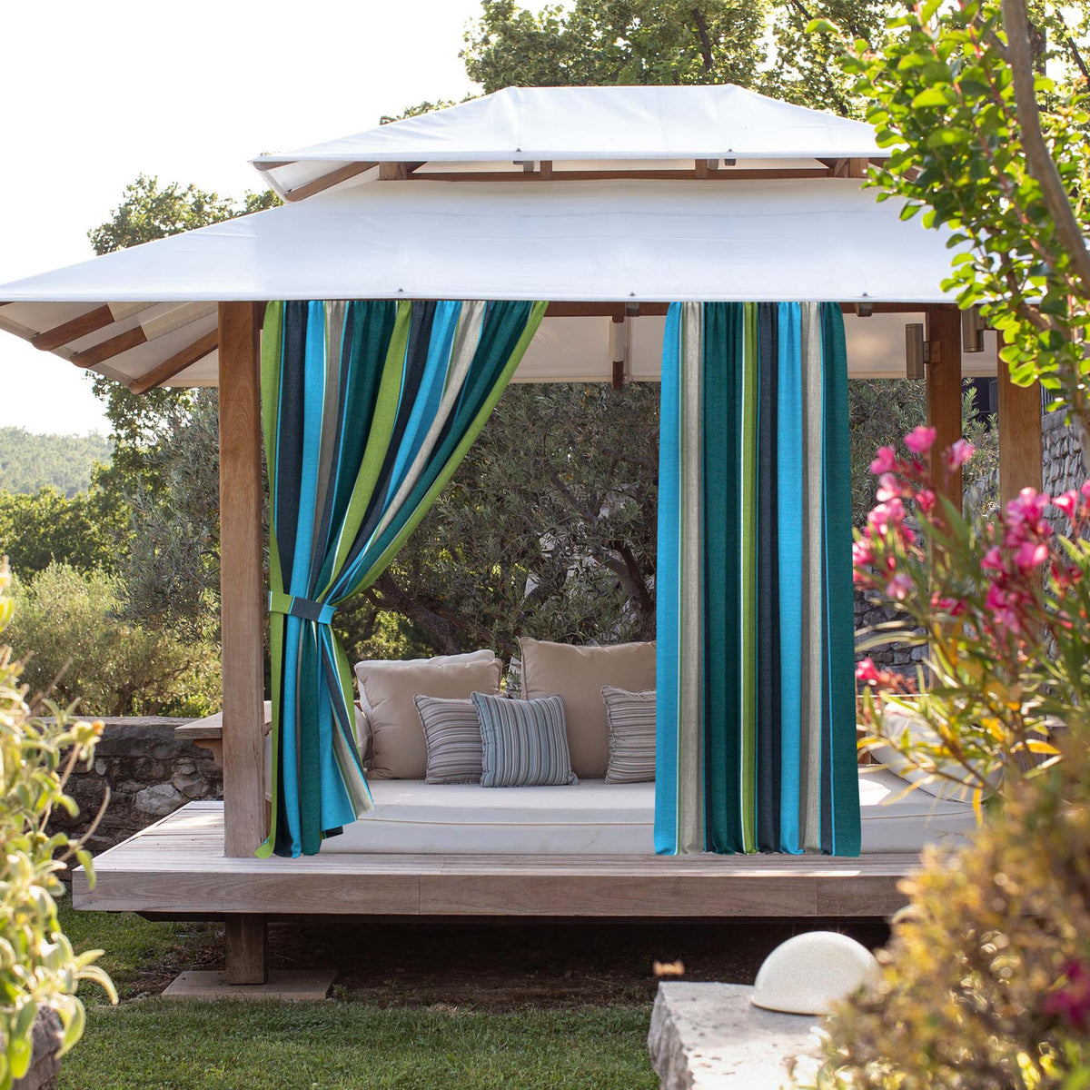 Sunbrella® Expand Calypso Curtain