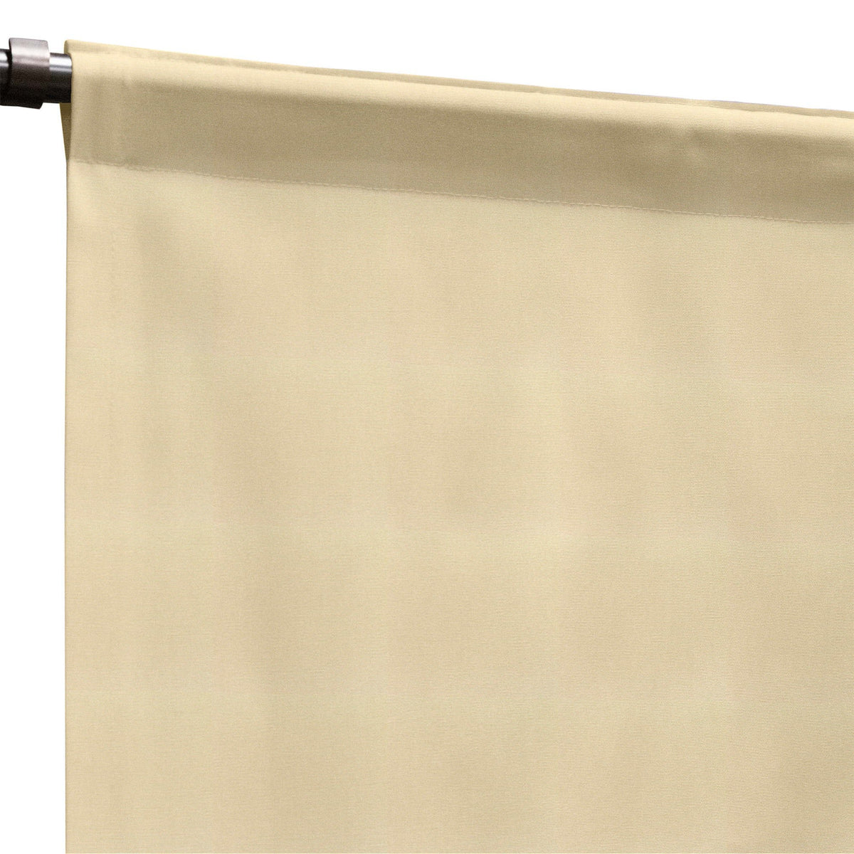 Sunbrella Canvas Antique Beige Curtain - Image 6 | ZIPCushions - view 4