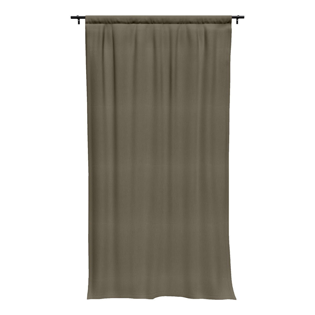 Sunbrella® Canvas Taupe Curtain