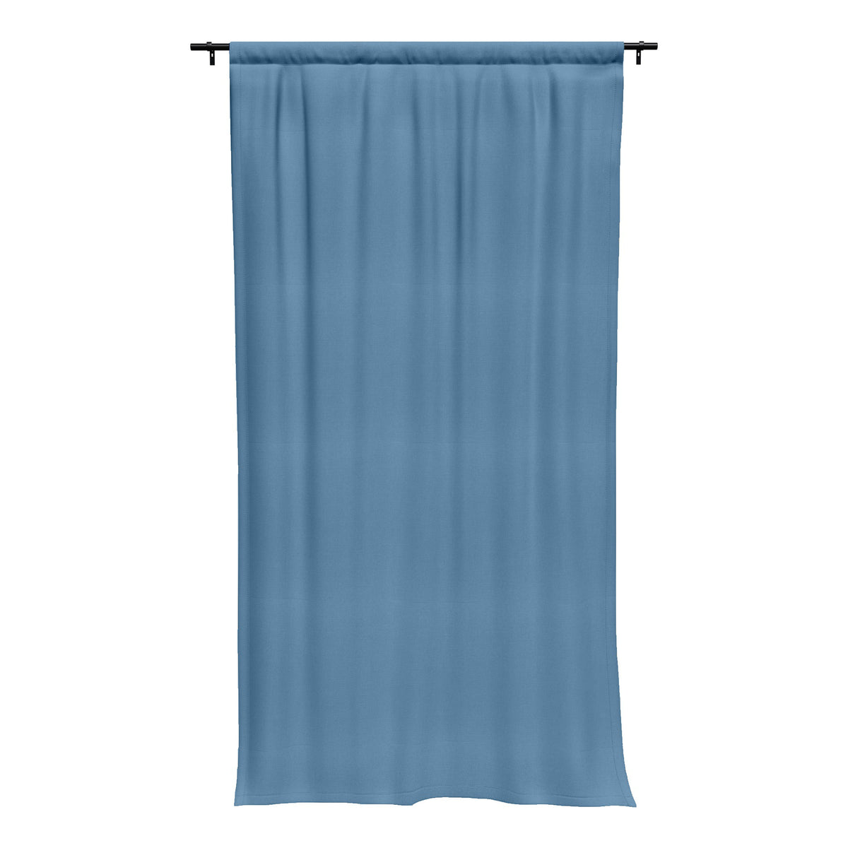 Sunbrella Canvas Sapphire Blue Curtain - Image 8 | ZIPCushions - view 6