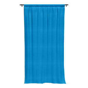 Sunbrella® Canvas Pacific Blue Curtain
