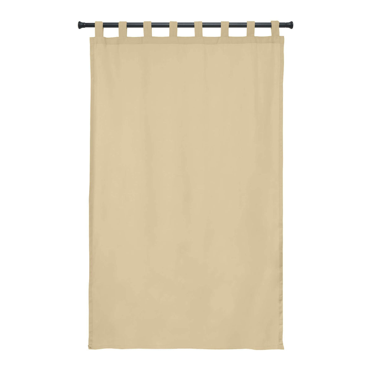 Sunbrella Canvas Antique Beige Curtain - Image 7 | ZIPCushions - view 7