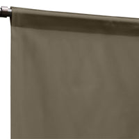 Sunbrella Canvas Taupe Curtain