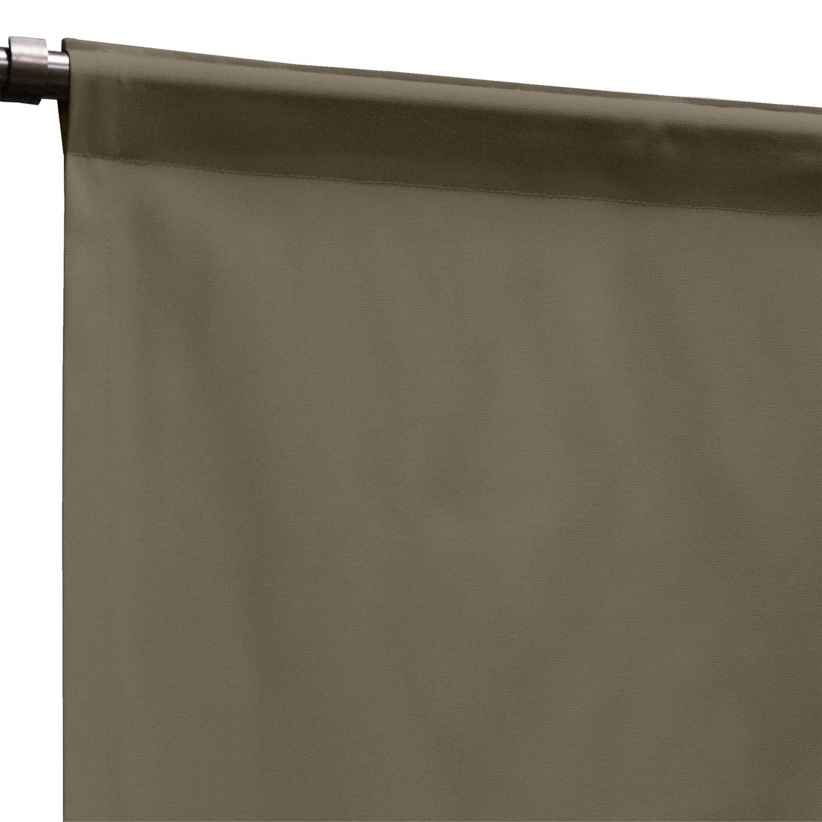 Sunbrella® Canvas Taupe Curtain