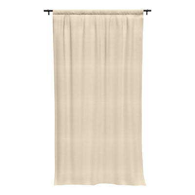 Sunbrella Canvas Flax Curtain - alternate view