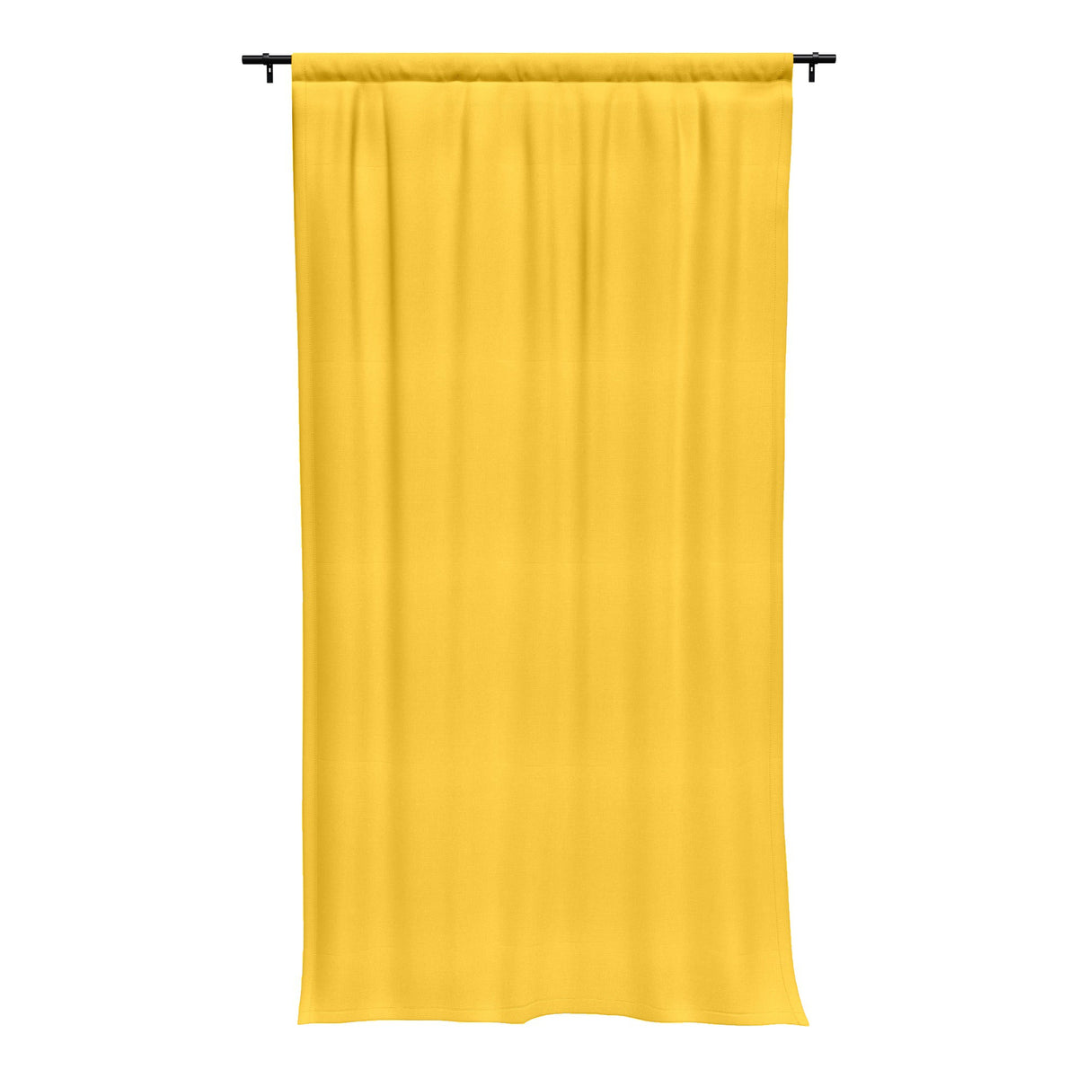 Sunbrella Canvas Sunflower Yellow Curtain - Image 9 | ZIPCushions - view 6