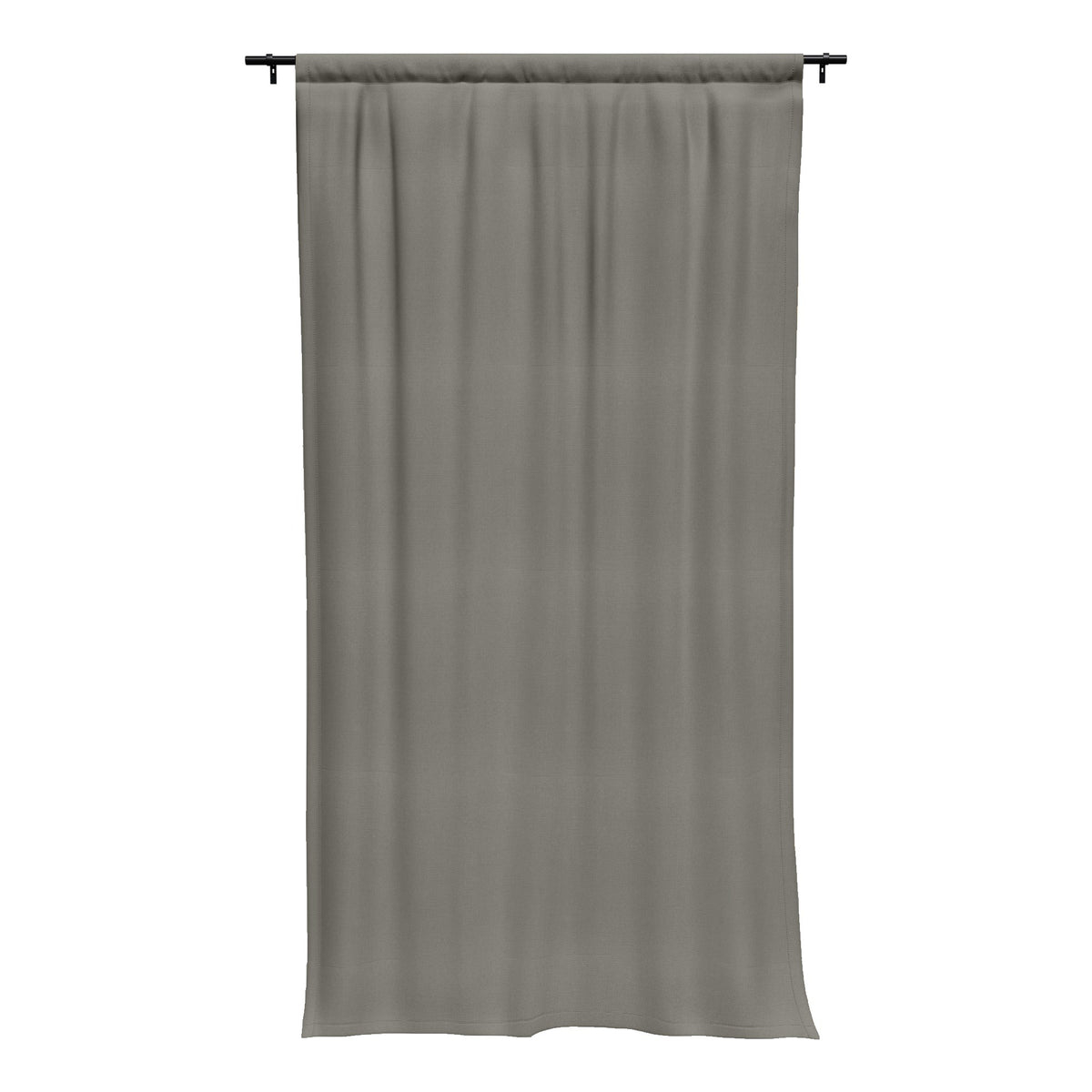 Sunbrella Canvas Charcoal Curtain