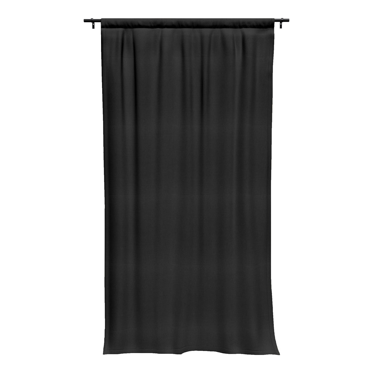 Sunbrella® Canvas Black Curtain