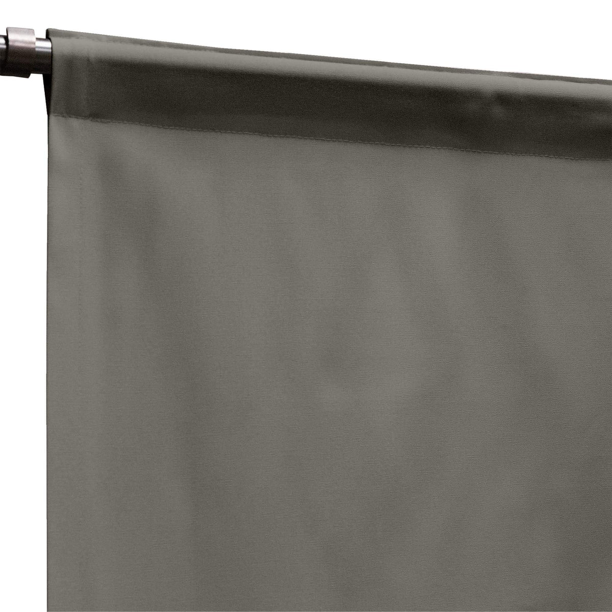 Sunbrella® Canvas Charcoal Curtain
