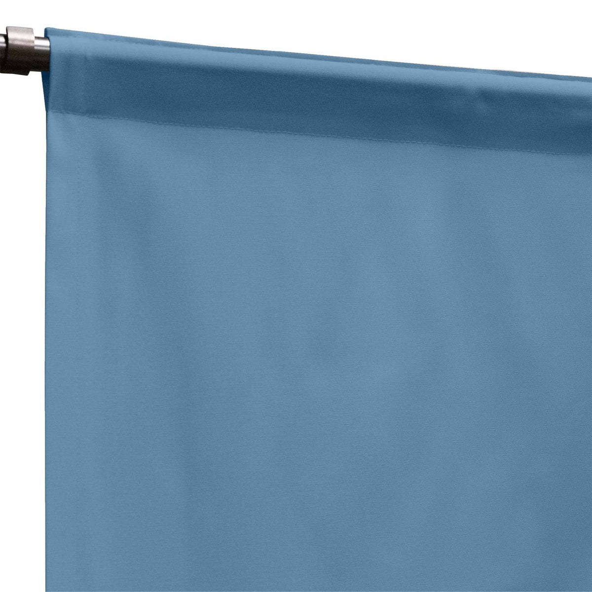 Sunbrella Canvas Sapphire Blue Curtain - Image 9 | ZIPCushions - view 7