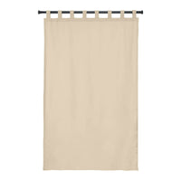 Sunbrella Canvas Flax Curtain