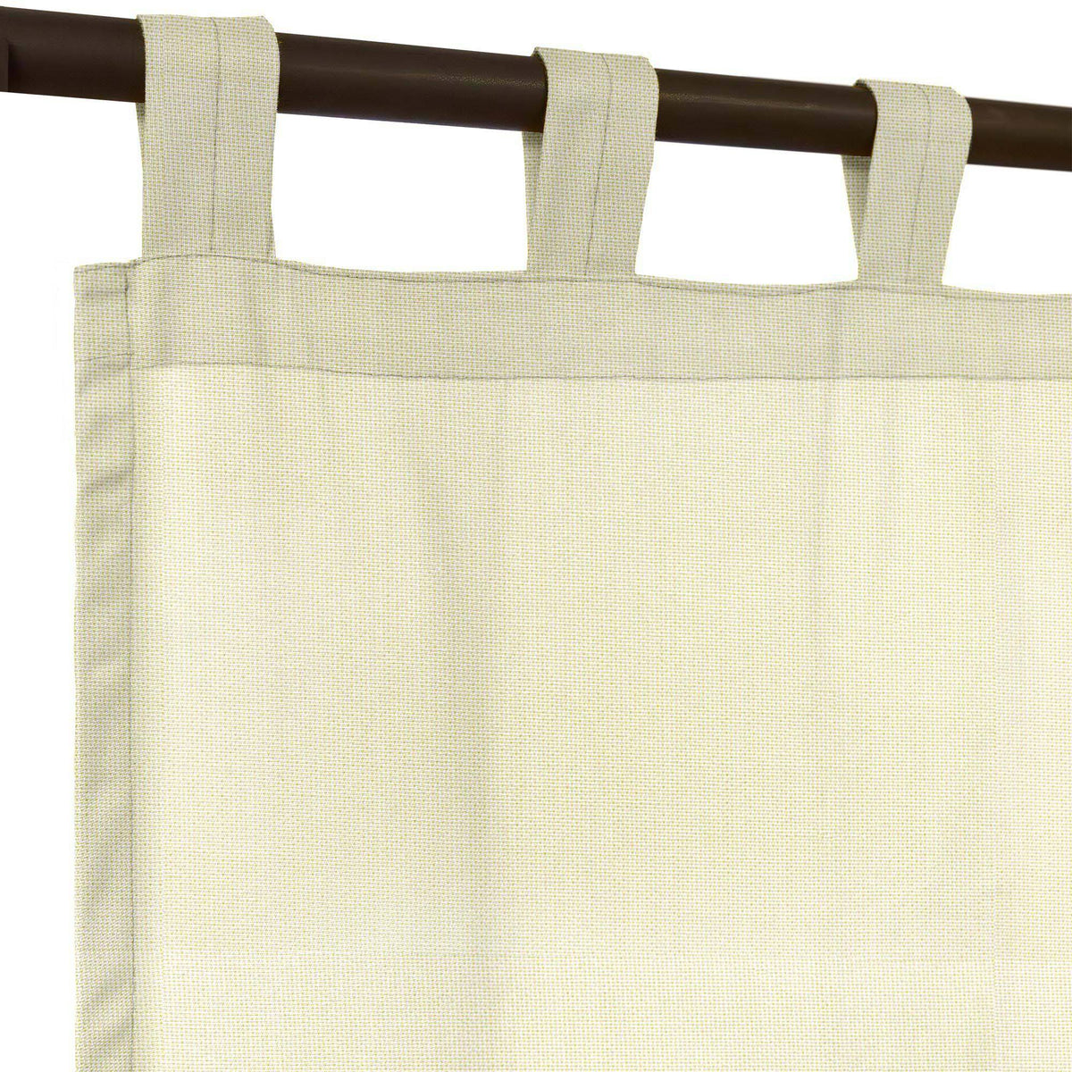 Sunbrella Canvas Birds Eye Curtain - Image 8 | ZIPCushions - view 6