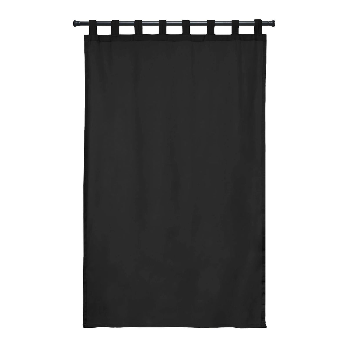 Sunbrella® Canvas Black Curtain