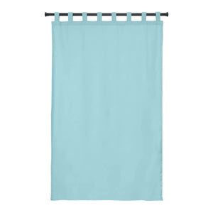 Sunbrella® Canvas Mineral Blue Curtain