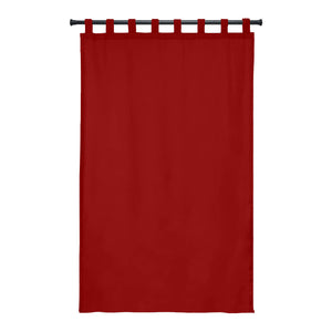 Sunbrella® Canvas Jockey Red Curtain