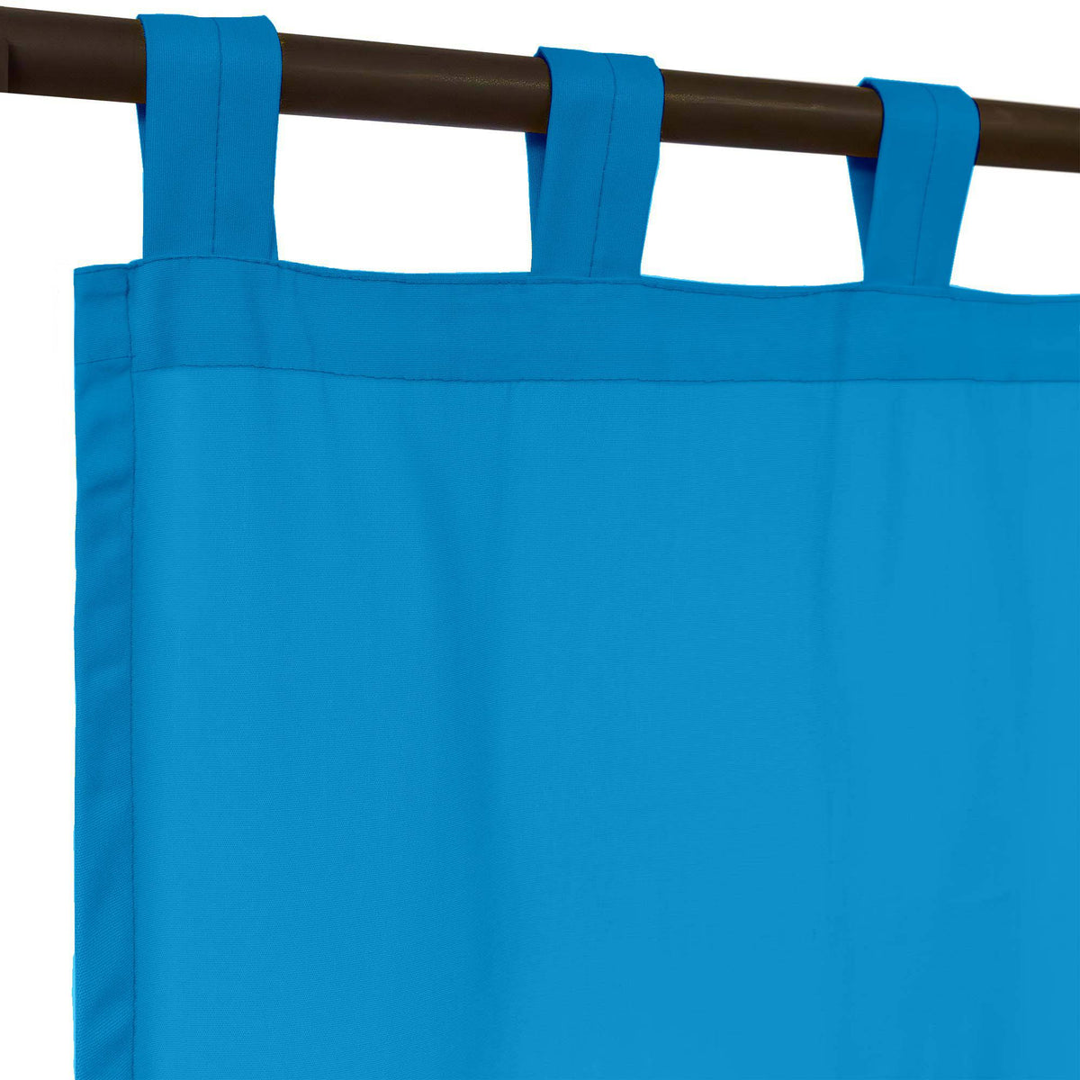 Sunbrella® Canvas Pacific Blue Curtain