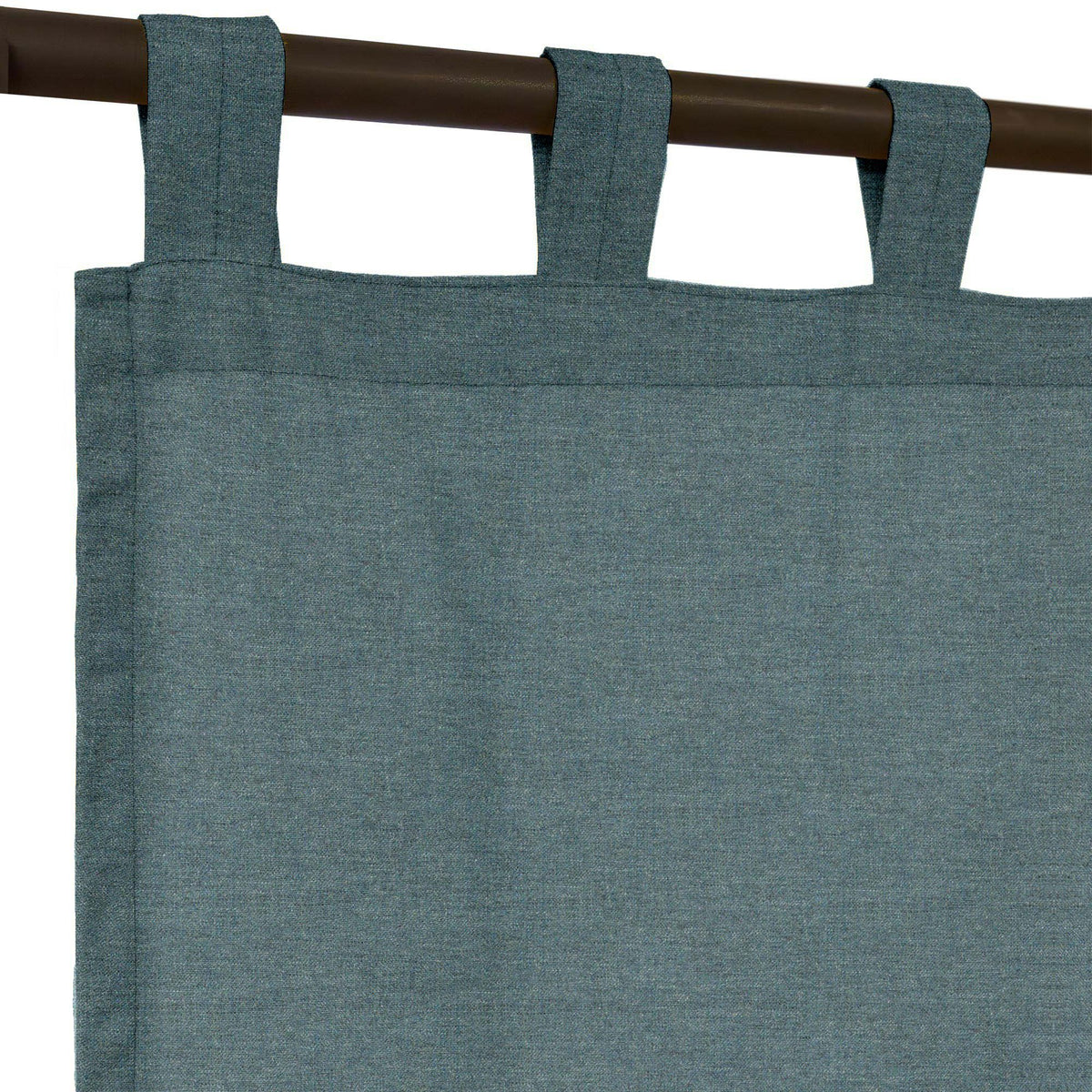 Sunbrella Cast Lagoon Curtain - Image 6 | ZIPCushions - view 5