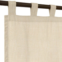 Sunbrella Canvas Flax Curtain