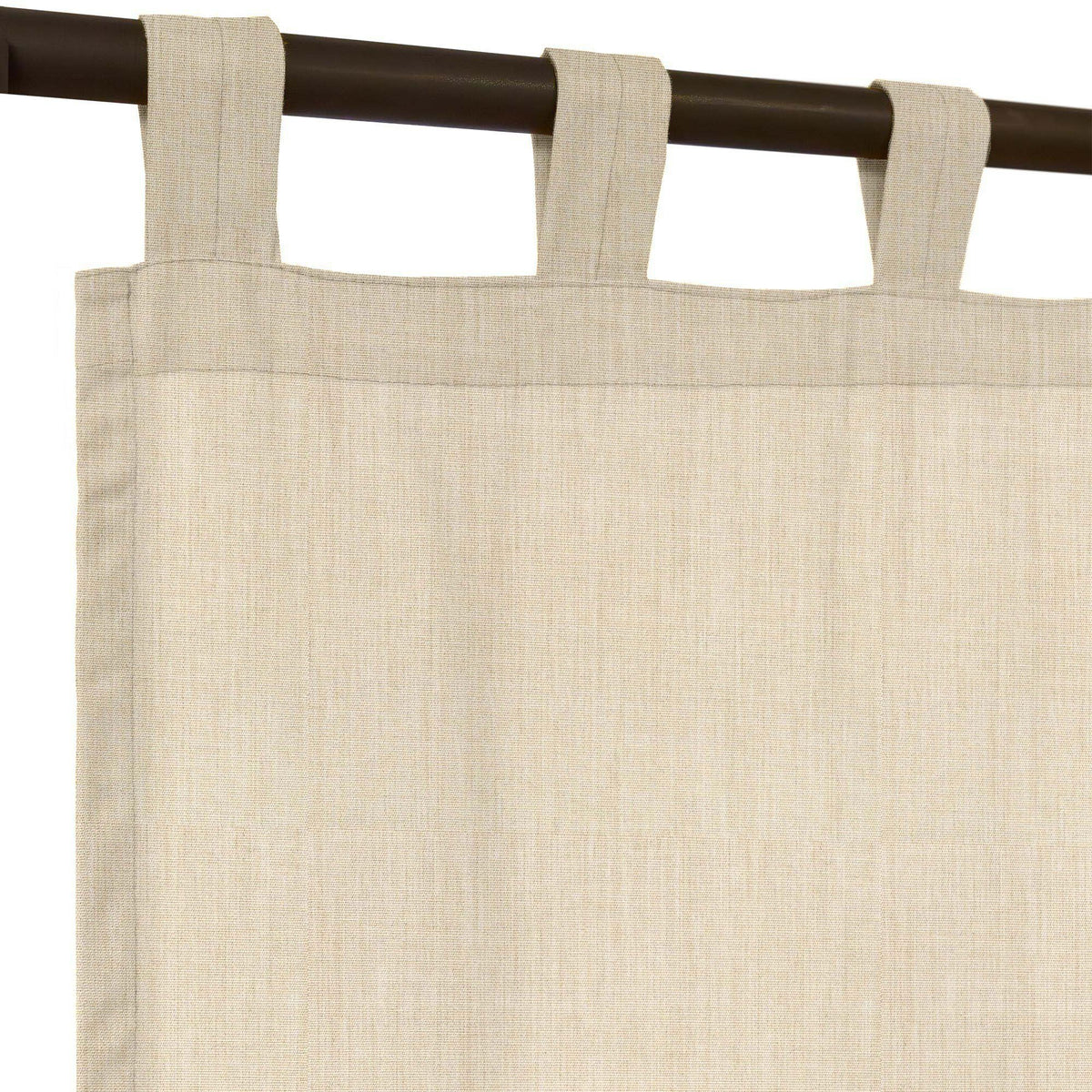 Sunbrella® Canvas Flax Curtain