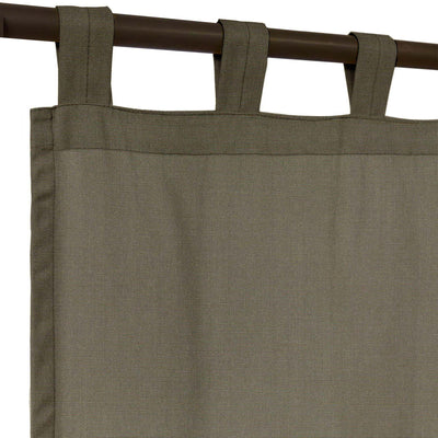 Sunbrella Canvas Taupe Curtain - alternate view