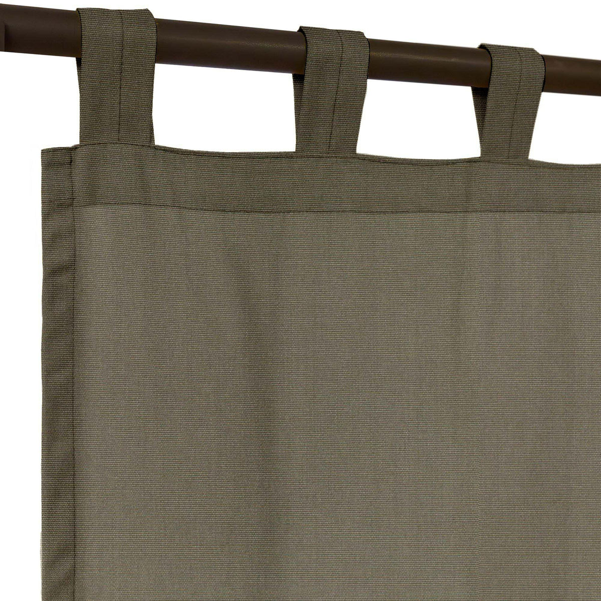 Sunbrella® Canvas Taupe Curtain