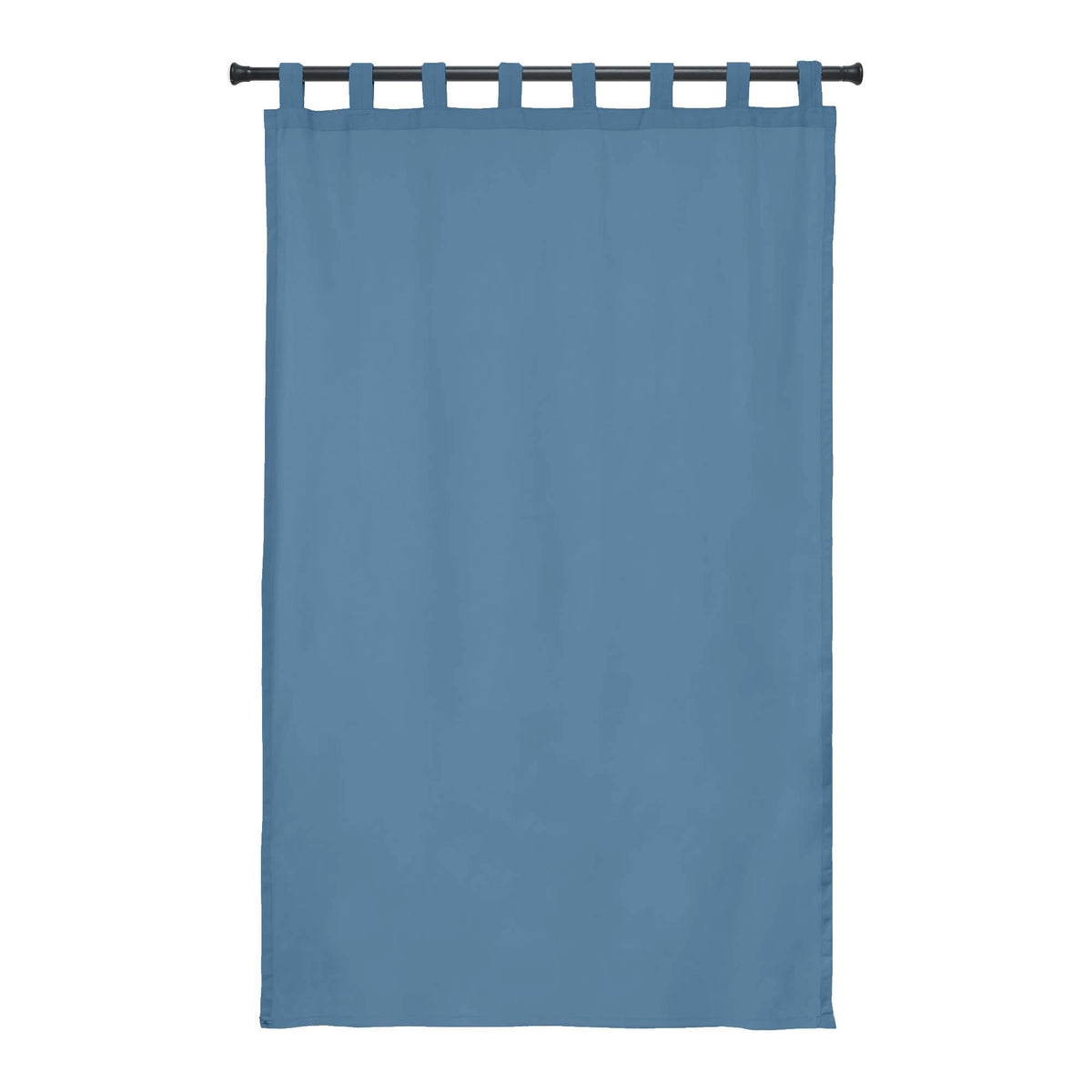 Sunbrella Canvas Sapphire Blue Curtain - Image 6 | ZIPCushions - view 4