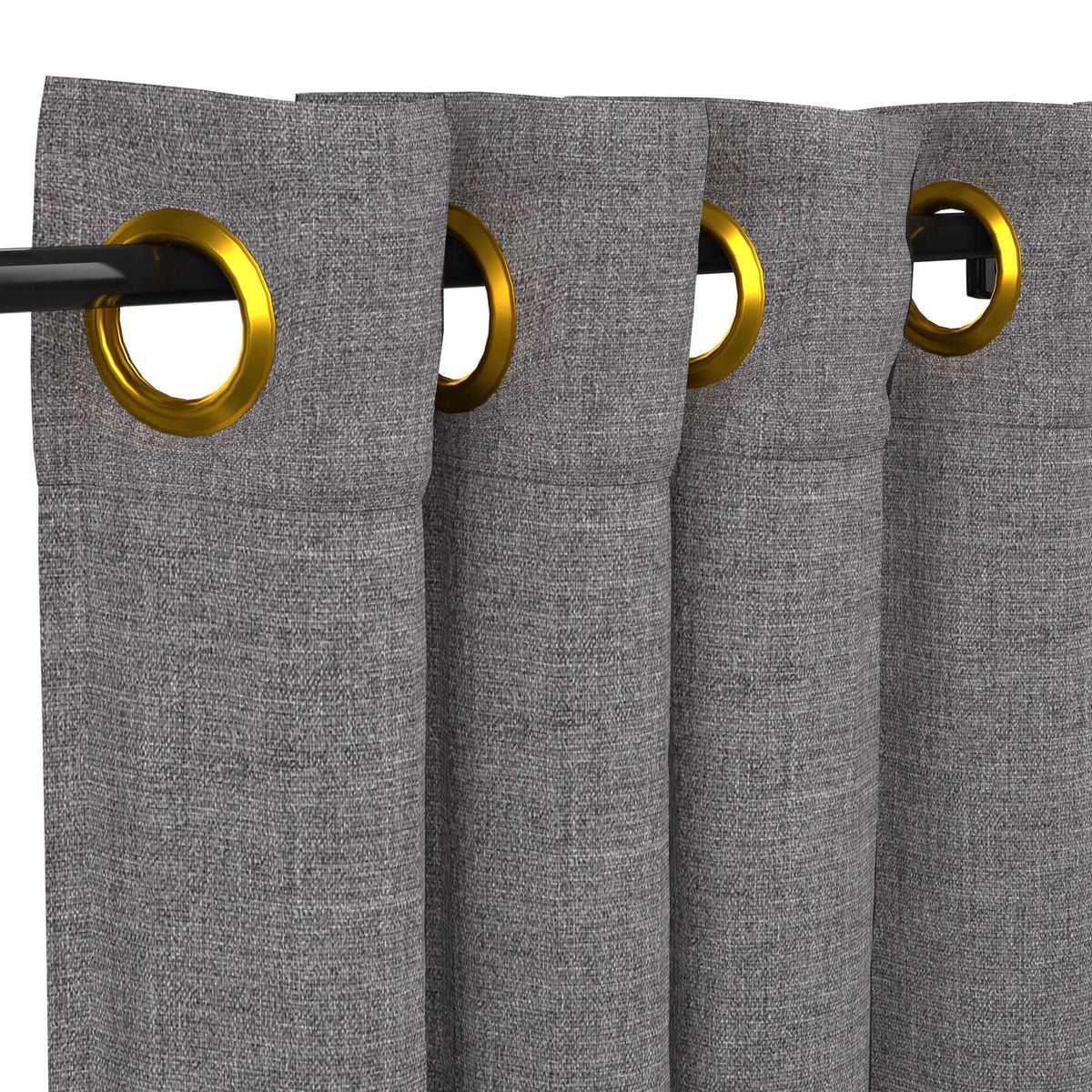 Sunbrella Cast Slate Curtain