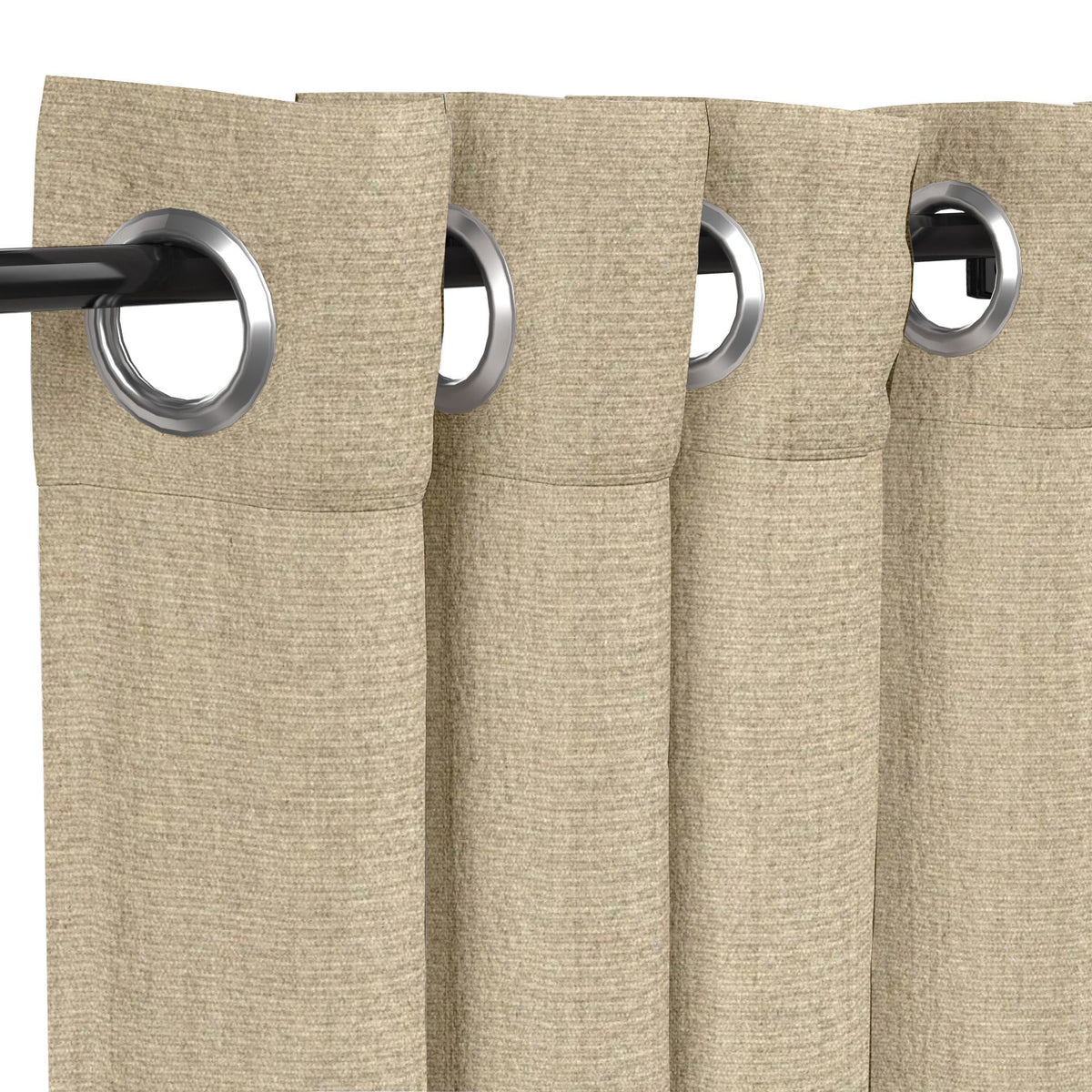 Sunbrella Heritage Ashe Curtain - Image 13 | ZIPCushions - view 13