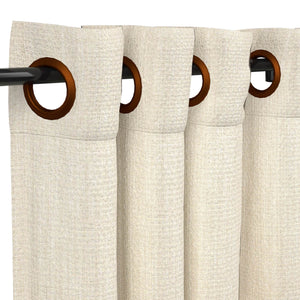 Sunbrella® Cast Pumice Curtain