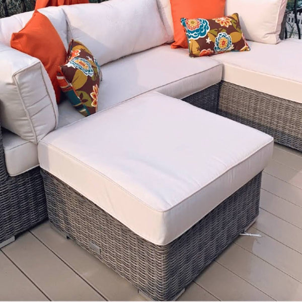 Custom Patio Ottoman Cushions – Rectangle & Square - Hover Image