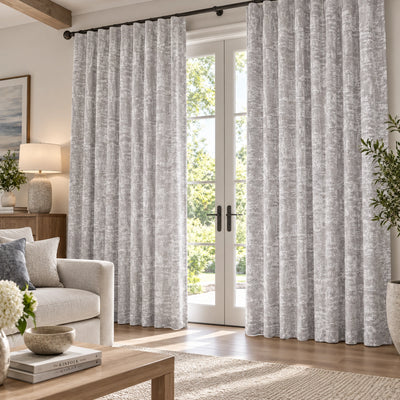 Custom Otter Chinook Textured Curtain