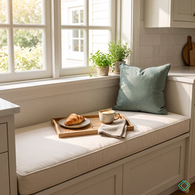 Custom Rectangle & Square Window Seat Cushions - Primary image