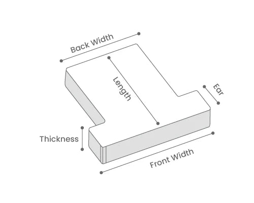 Custom T-Shaped Outdoor Cushions - view 4