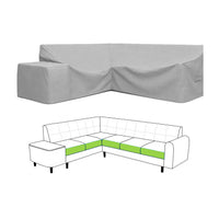 Custom L Shape Couch Covers - Style 8