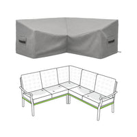 Custom L Shape Couch Covers - Style 3