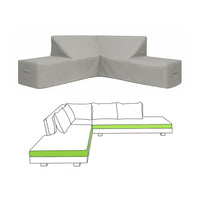 Custom L Shape Couch Covers - Style 2