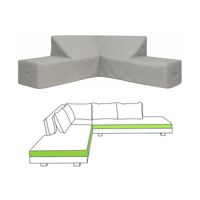 Custom L Shape Couch Covers - Style 2