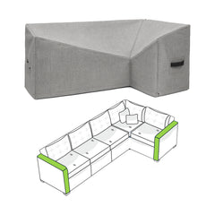 Custom L Shape Couch Covers - Style 5
