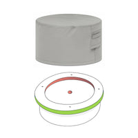 Custom Round Fire Pit Cover - Style 2