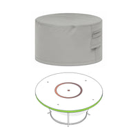 Custom Round Fire Pit Cover - Style 4