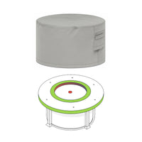 Custom Round Fire Pit Cover - Style 3