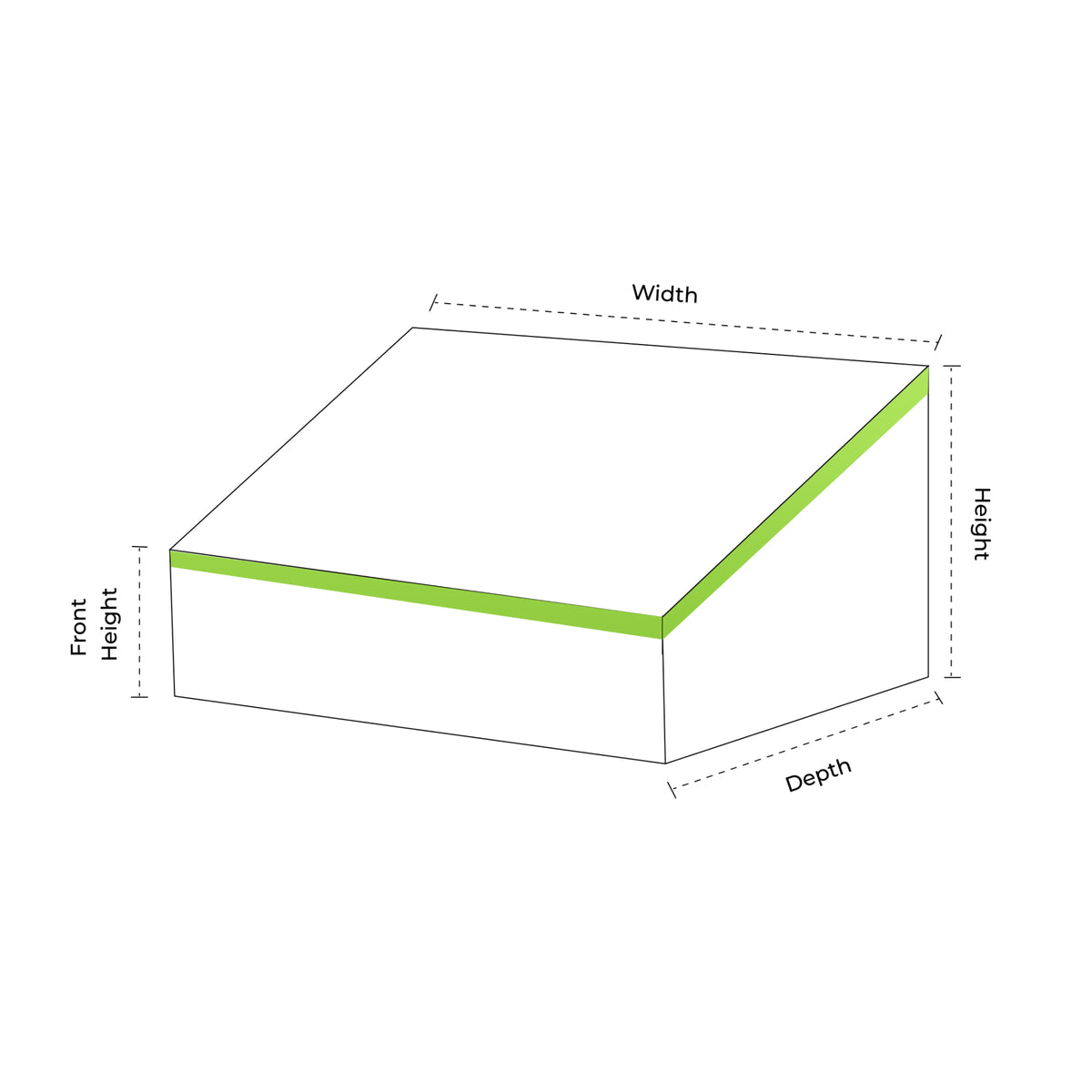 Custom Wedge Shaped Covers