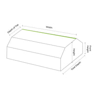 Custom Trapezoidal Prism Shaped Covers