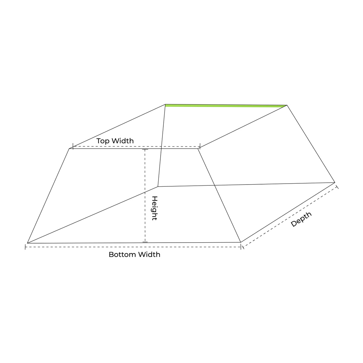 Custom Trapezoidal Shape Covers