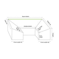 Custom U Shape Slanted Covers