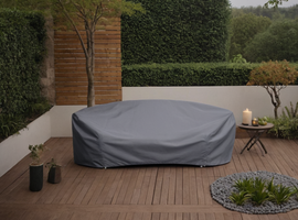 Custom Outdoor Curved Sofa Covers