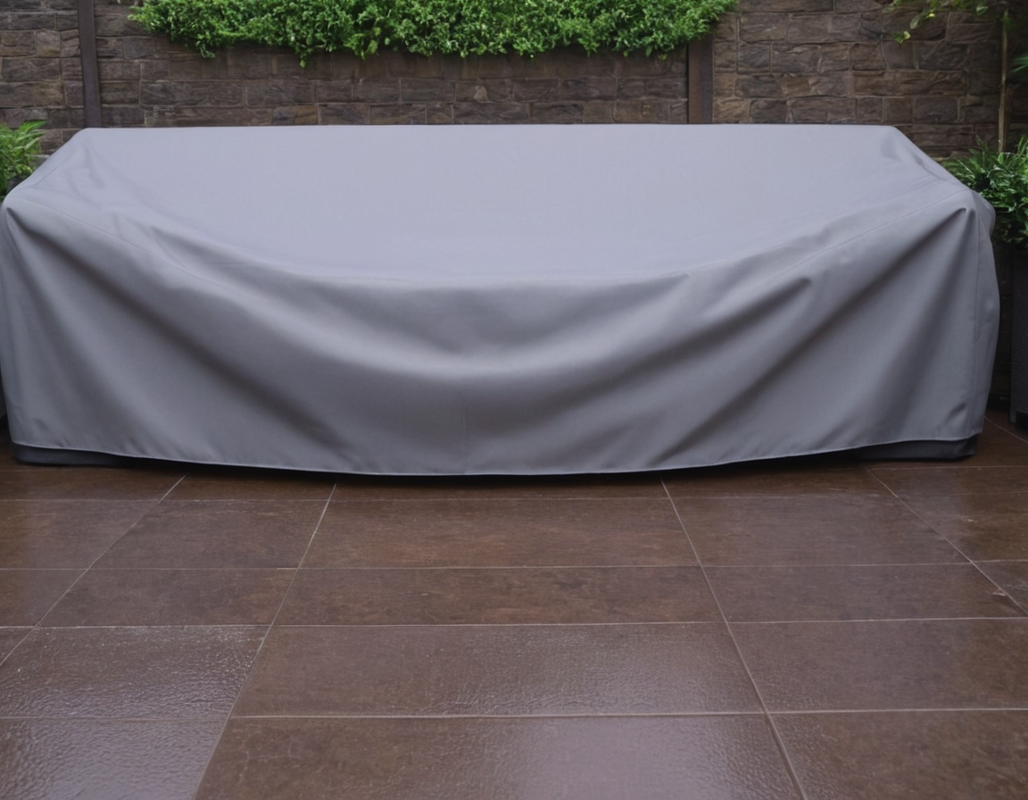 Custom Outdoor Straight Sofa Covers