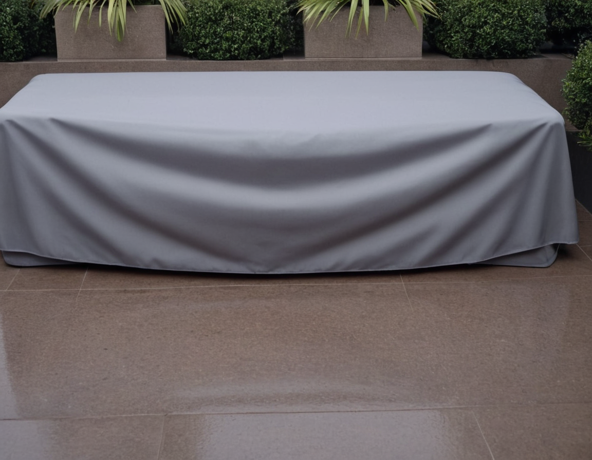 Custom Outdoor Straight Sofa Covers