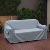 Custom Outdoor 3-Seater Sofa Slipcover